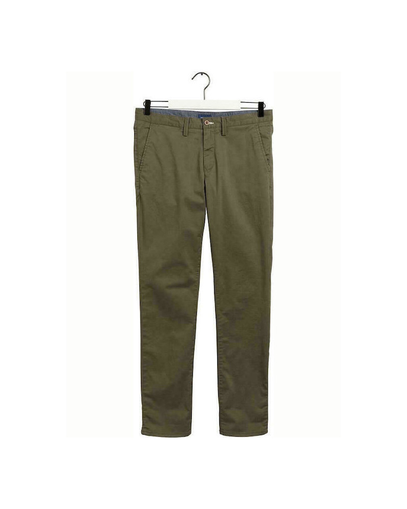 PANTALON SLIM CHINO FIT EN SERGÉ