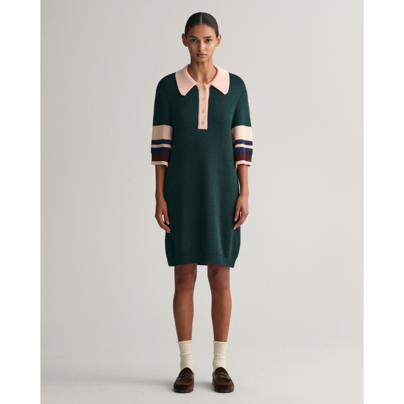 POLO KNIT MINI DRESS