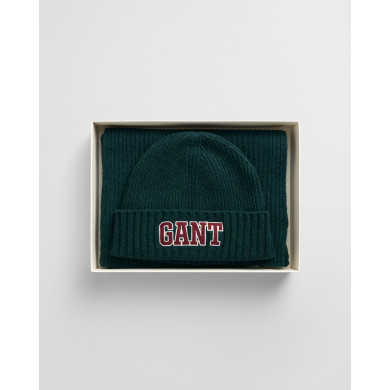 Coffret cadeau bonnet et écharpe GANT Graphic