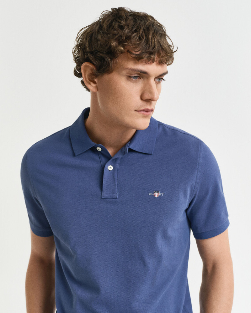 Regular Fit Shield Piqué Polo Shirt