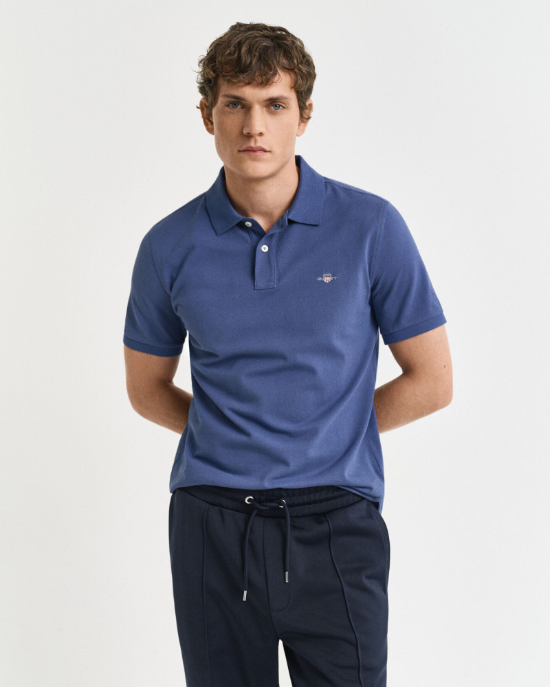 Regular Fit Shield Piqué Polo Shirt