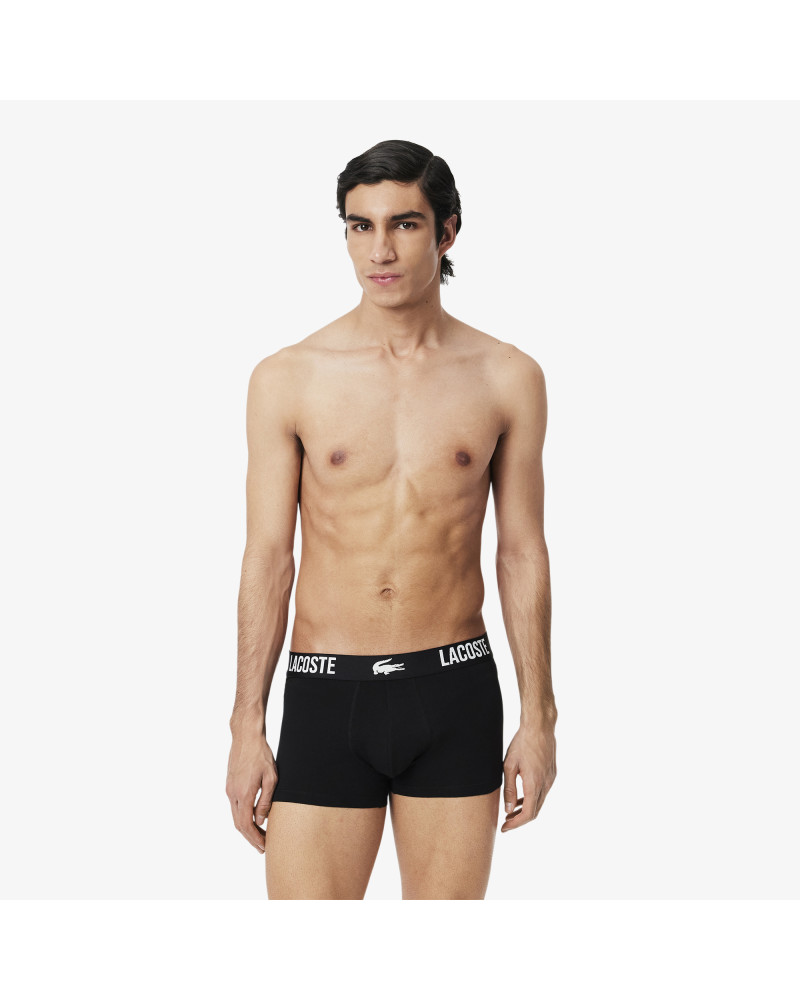 Lot de 3 boxers courts coton stretch