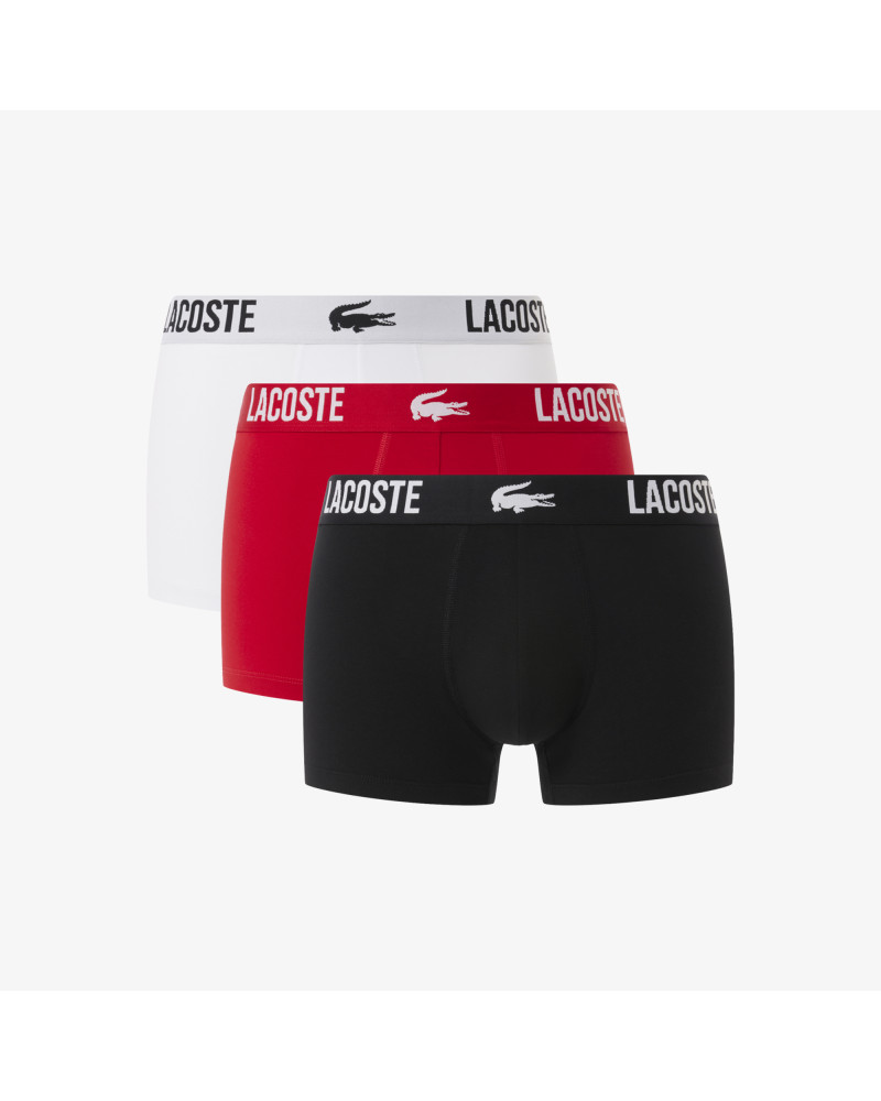 Lot de 3 boxers courts coton stretch