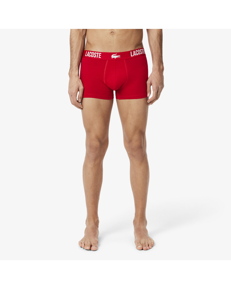 Lot de 3 boxers courts coton stretch