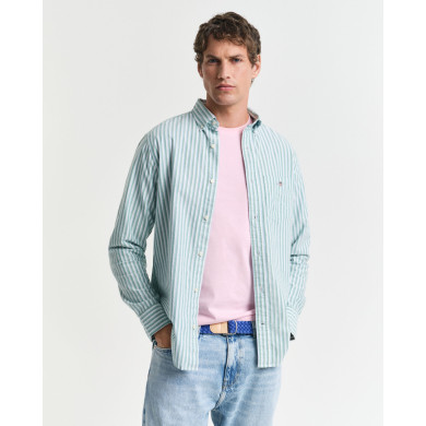 Chemise Oxford classique à rayures coupe régulière
