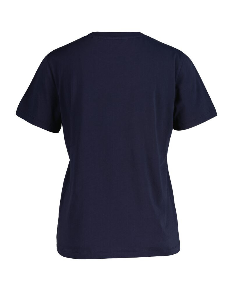 Robe polo en piqué à bouclier rayé