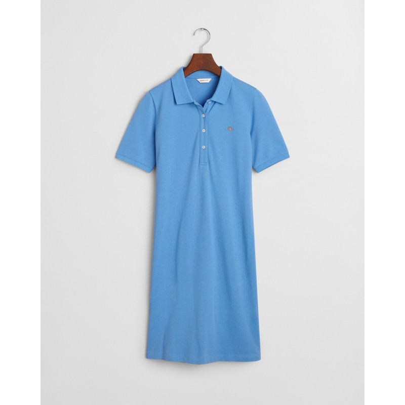 Robe polo en piqué Shield