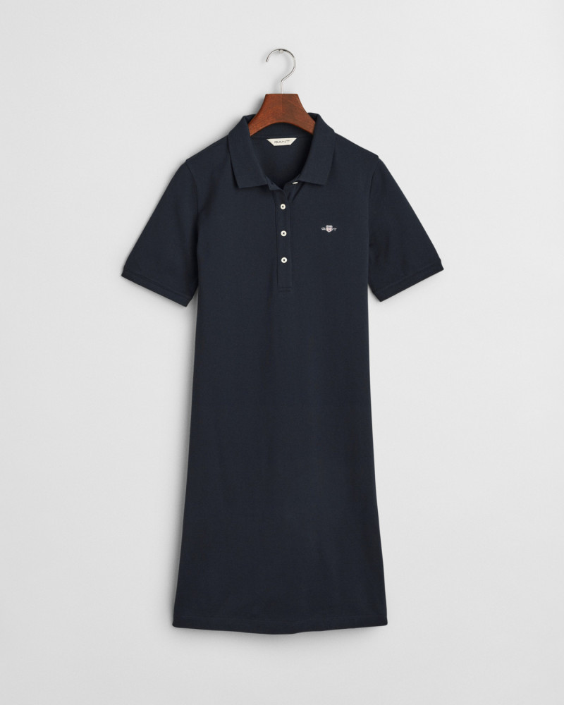 Robe polo en piqué Shield