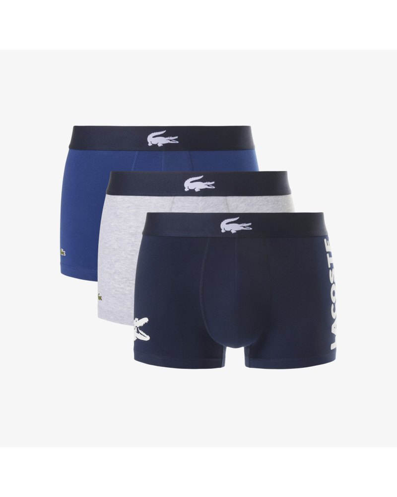 Lot de 3 boxers courts coton stretch