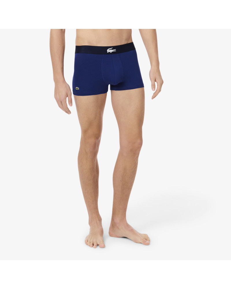 Lot de 3 boxers courts coton stretch