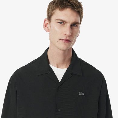 Chemise légère tissu perforé relaxed fit