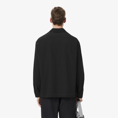 Chemise légère tissu perforé relaxed fit