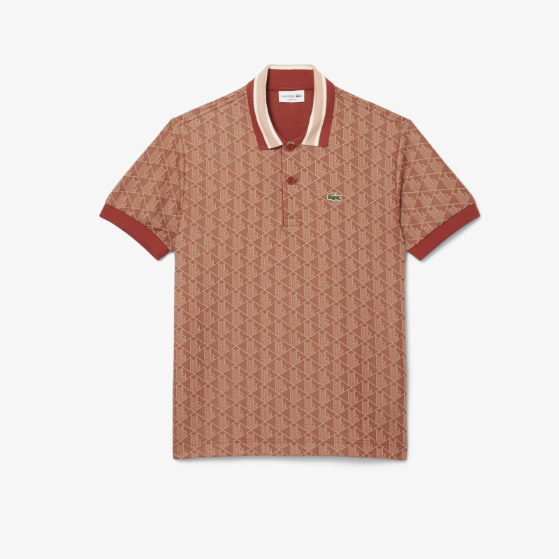 Polo classic fit jacquard monogramme