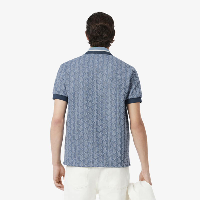 Polo classic fit jacquard monogramme