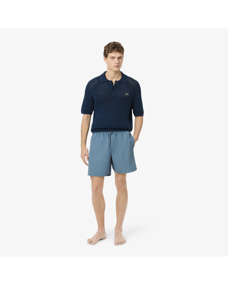 Short de bain mi-long uni
