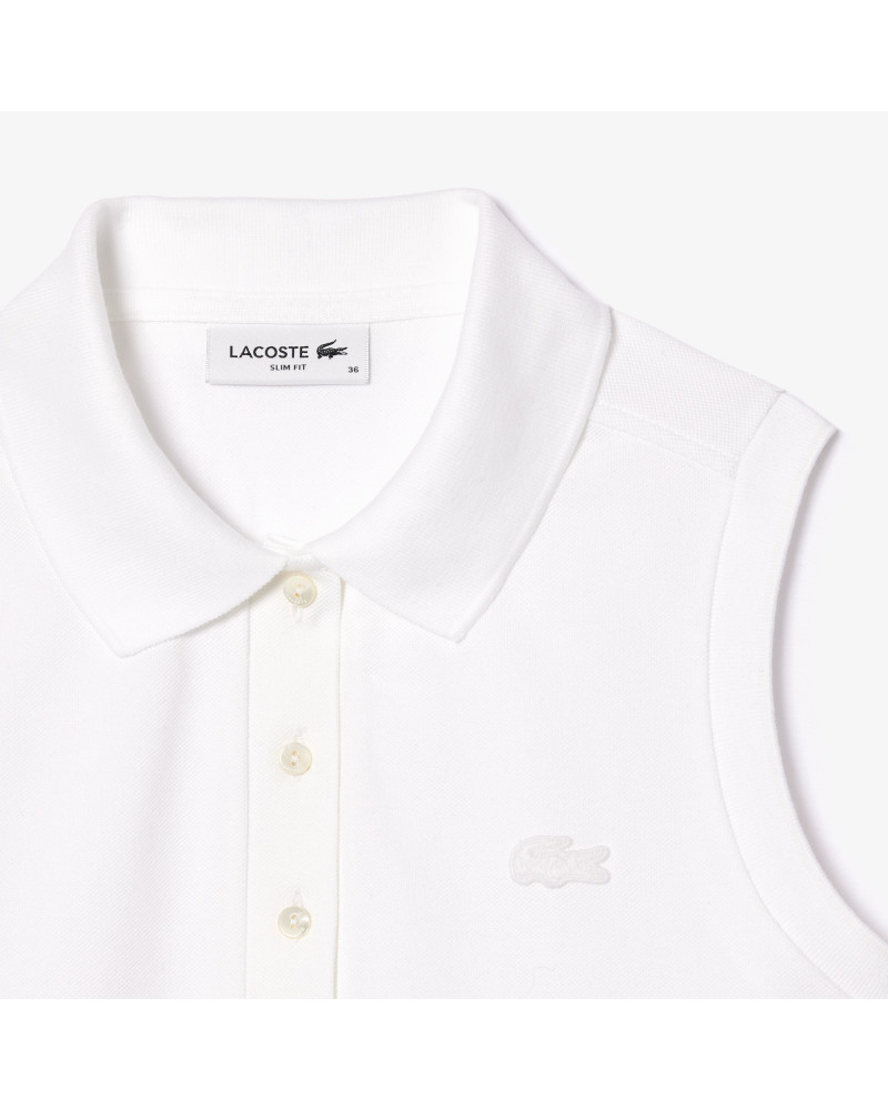 Polo L.12.D slim fit sans manches stretch