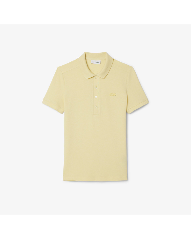 Polo L.12.D slim fit en mini Piqué stretch