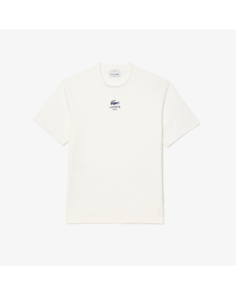 T-shirt coton imprimé signature