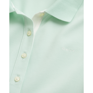 Polo en piqué à col contrasté
