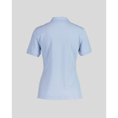 Polo en piqué à col contrasté