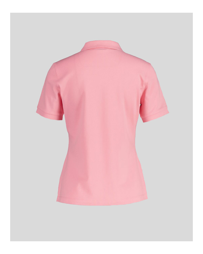Polo en piqué à col contrasté