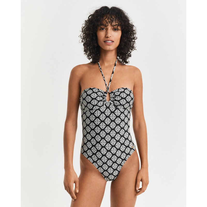 Maillot de bain à imprimé monogramme Maillot de bain à imprimé monogramme