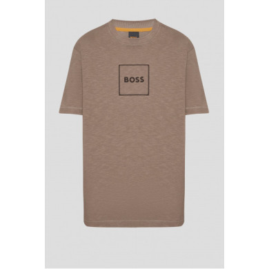 T-Shirt Te_linen logo  