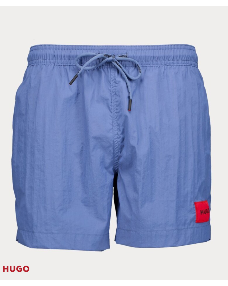 Short de bain à séchage rapide avec étiquette logotée