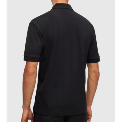 Polo en piqué de coton avec logo imprimé