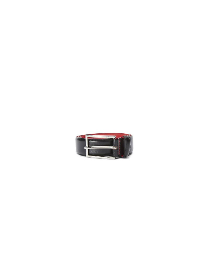 Ceinture Gavrilo en cuir grainé noir