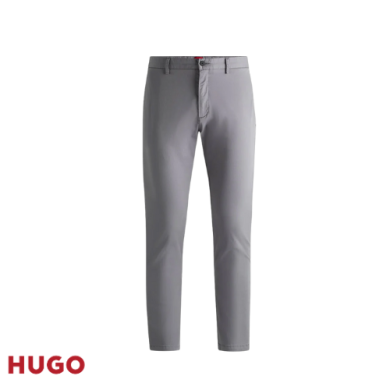 Chino Slim Fit en gabardine de coton stretch