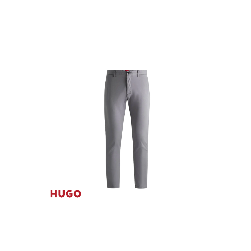 Chino Slim Fit en gabardine de coton stretch Chino Slim Fit en gabardine de coton stretch