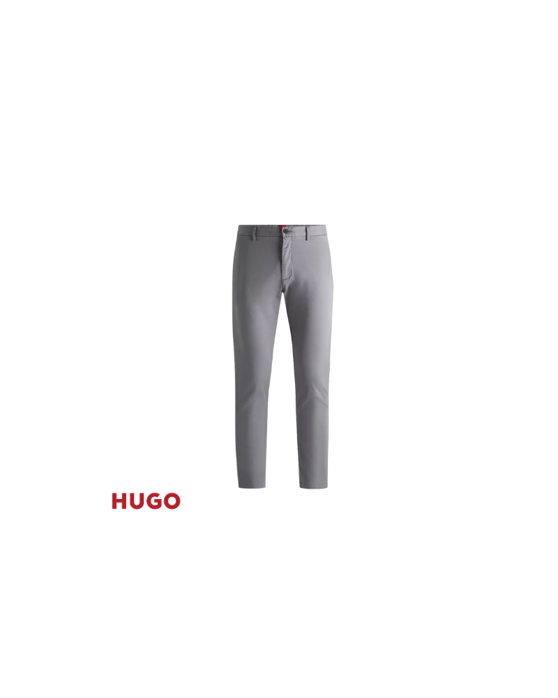 Chino Slim Fit en gabardine de coton stretch