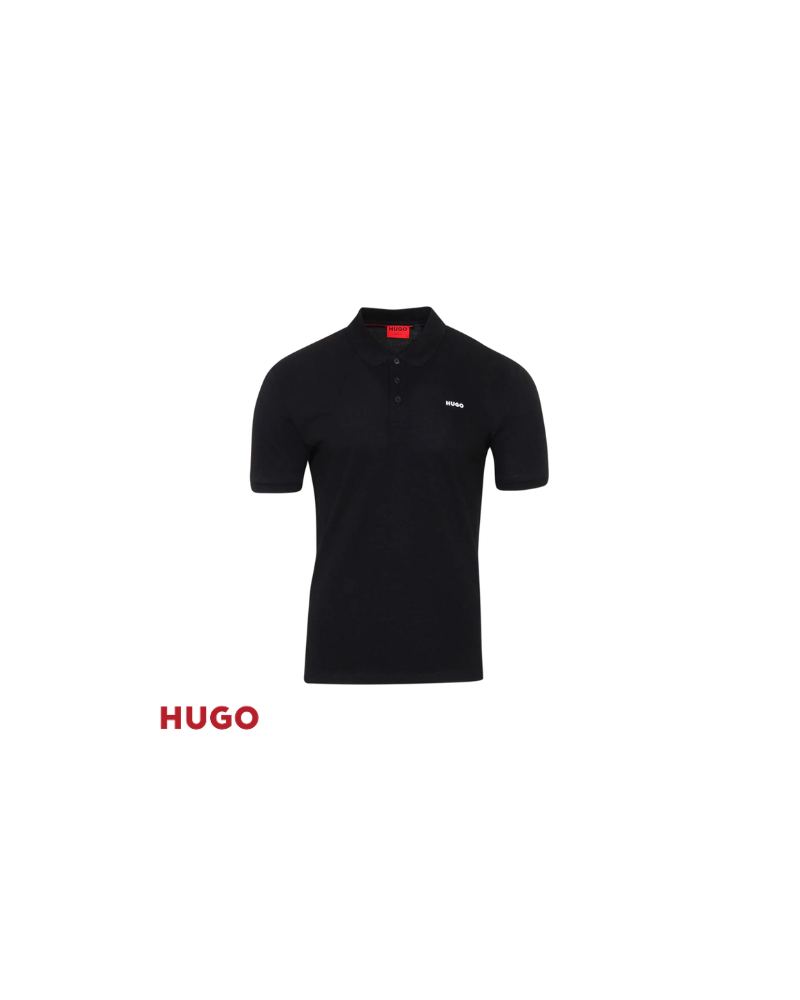 Polo en piqué de coton avec logo imprimé