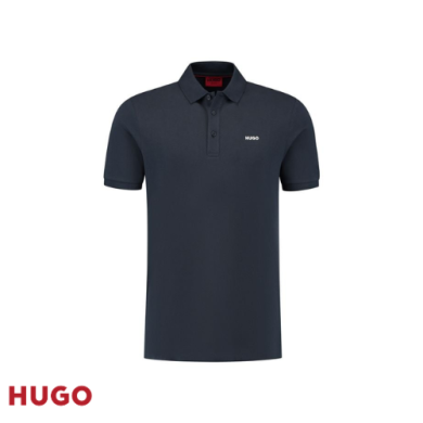 Polo en piqué de coton avec logo imprimé