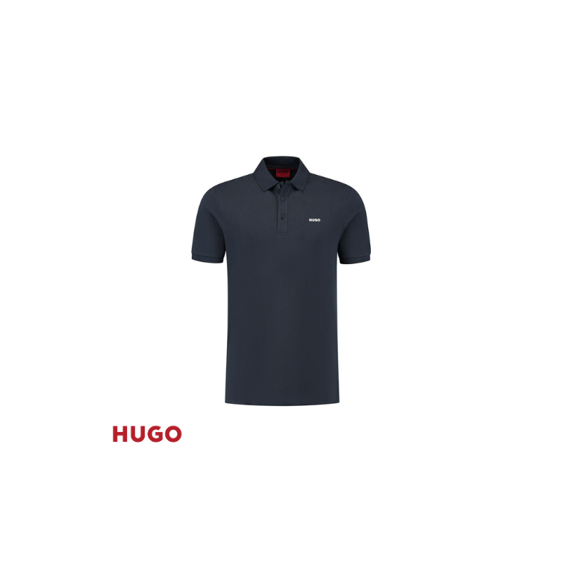Polo en piqué de coton avec logo imprimé