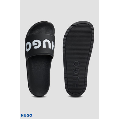 Claquettes avec Logo imprimé Hugo