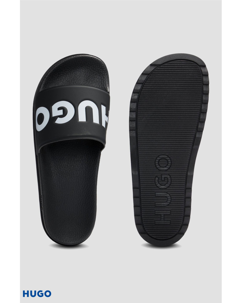 Claquettes avec Logo imprimé Hugo