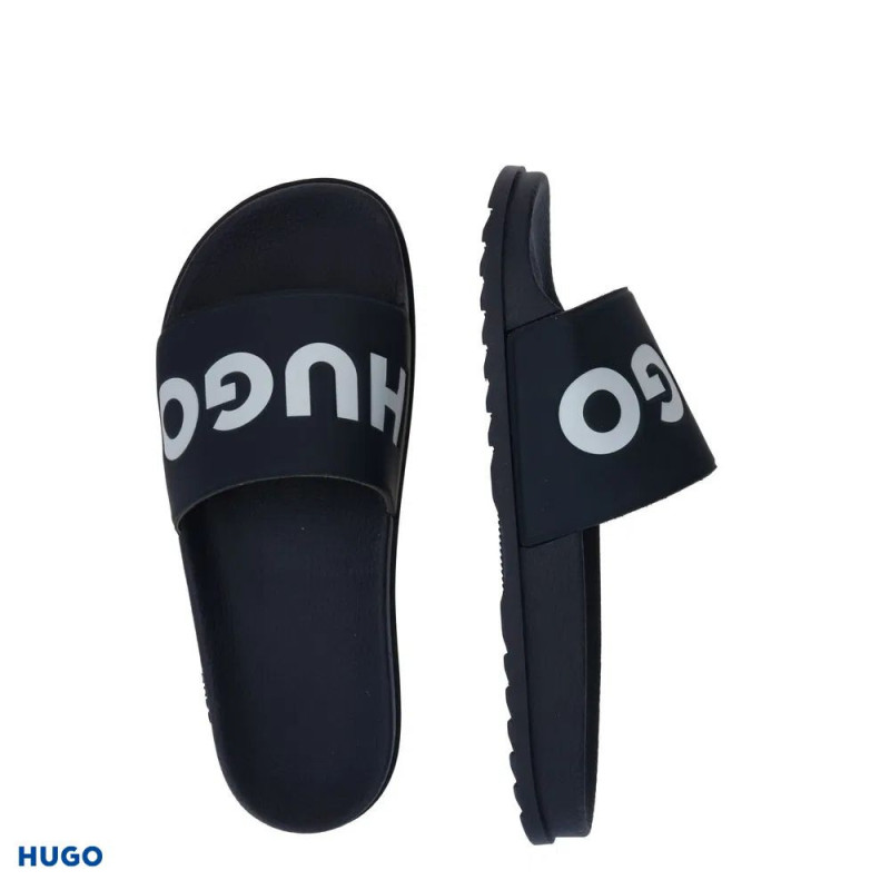 Claquettes avec Logo imprimé Hugo Claquettes avec Logo imprimé Hugo