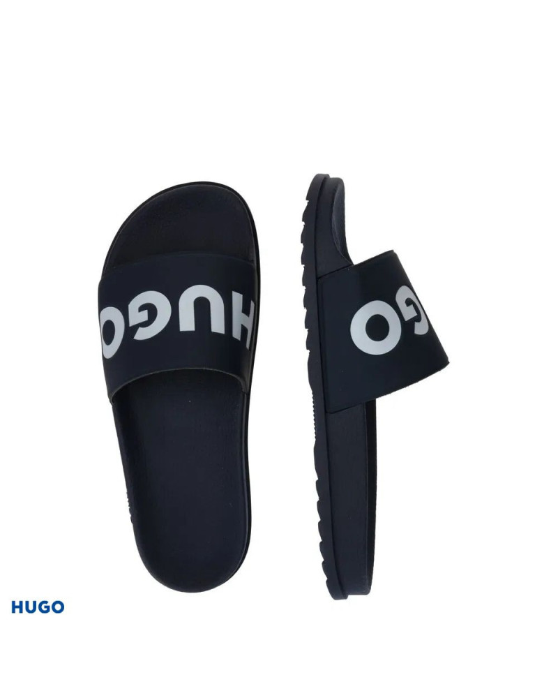Claquettes avec Logo imprimé Hugo