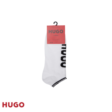 Chaussettes blanches pour homme avec logo imprimé