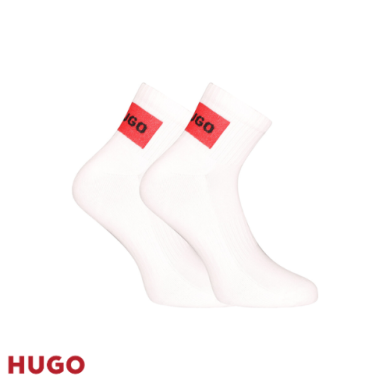 Chaussettes blanches pour homme avec logo imprimé