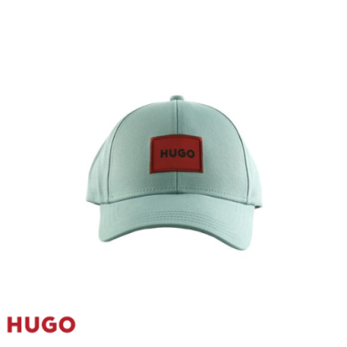 casquette avec patch logoté rouge