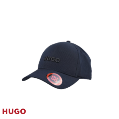 Casquette Hugo Boss en sergé de coton avec visière avant à logo bleu foncé