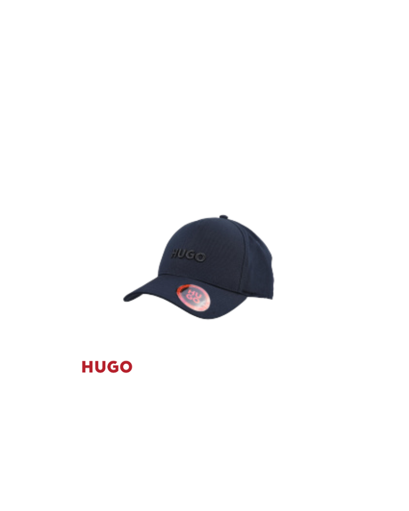 Casquette Hugo Boss en sergé de coton avec visière avant à logo bleu foncé