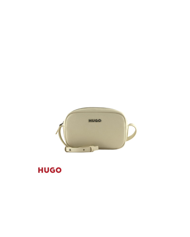 Sac bandoulière Chris en matière synthétique beige