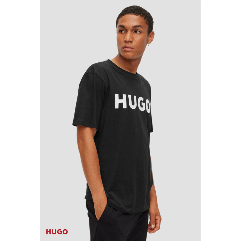 T-shirt Regular en jersey de coton à logo imprimé T-shirt Regular en jersey de coton à logo imprimé