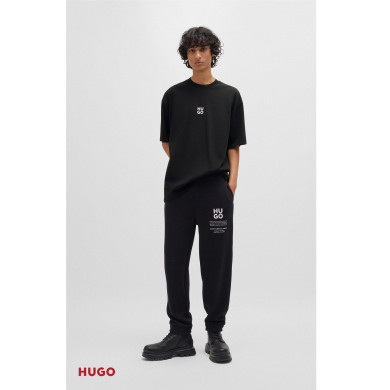 T-shirt oversize en jersey de coton avec motifs saisonniers