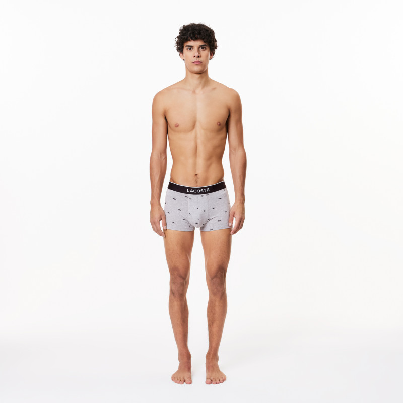 Lot de 3 boxers courts stretch imprimé Lot de 3 boxers courts stretch imprimé