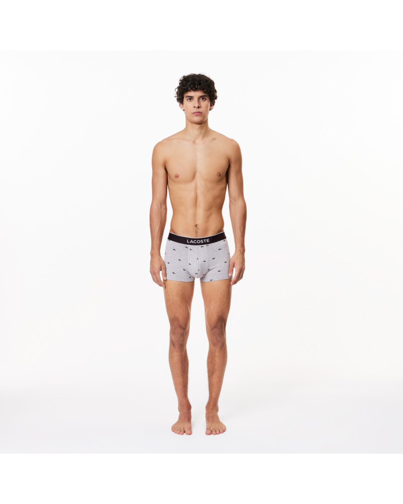 Lot de 3 boxers courts stretch imprimé